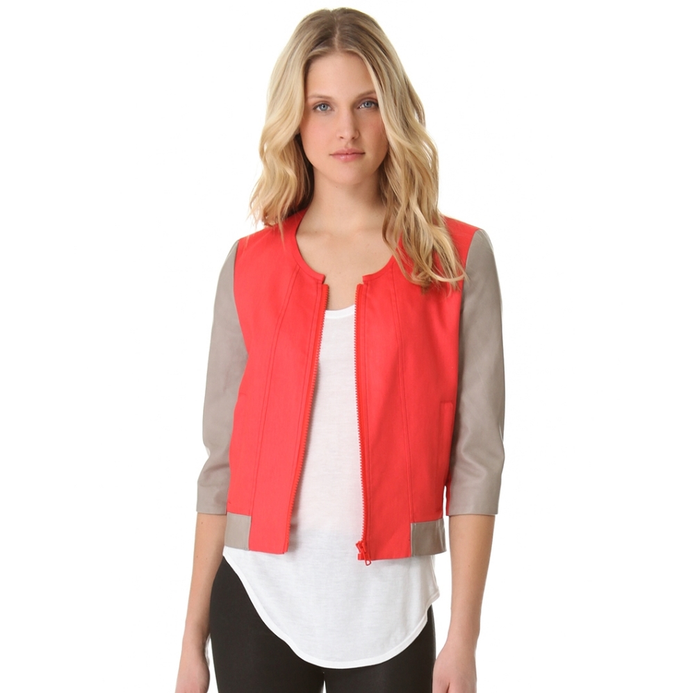 Helmut Lang jacket glossy twill bomber jacket